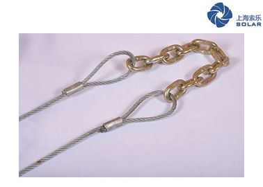 High Strength Alloy Steel Lifting Chain Slings End With Steel Wire Rope